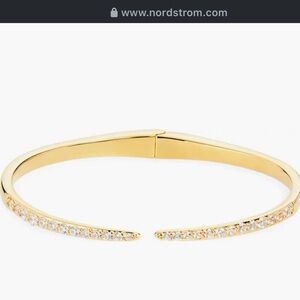 Nordstrom Gold-Tone Open Bangle Bracelet
